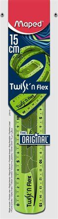  Maped "Twist'n Flex" műanyag törhetetlen vonalzó 15cm vegyes színekben (IMA279110) 