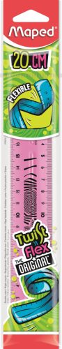  Maped "Twist'n Flex" műanyag törhetetlen vonalzó 20cm vegyes színekben (IMA279210) 