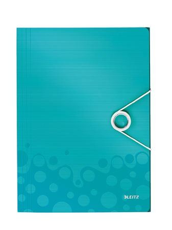  Leitz "Wow" gumis mappa A4 jégkék (E45990051) 