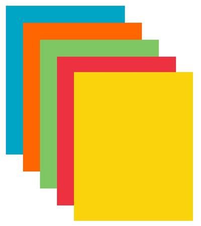  XEROX "Symphony" Másolópapír A4 80g 5x50 lap színes intenzív mix (496L94184) 