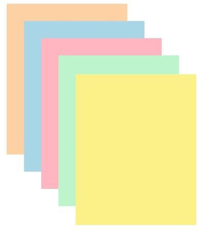  XEROX "Symphony" Másolópapír A4 80g 5x50 lap színes pasztell mix (496L94182) 