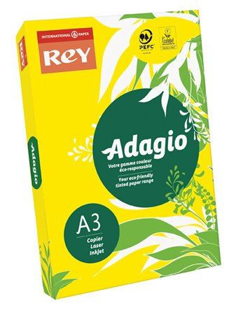  Rey "Adagio" Másolópapír színes A3 80g intenzív sárga (ADAGI080X670) 