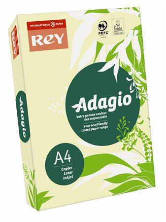  Rey "Adagio" Másolópapír színes A4 160g pasztell sárga (ADAGI160X473) 