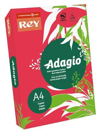  Rey "Adagio" Másolópapír színes A4 80g intenzív piros (ADAGI080X645) 
