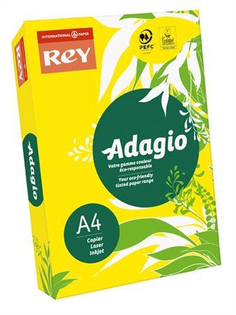  Rey "Adagio" Másolópapír színes A4 80g intenzív sárga (ADAGI080X636) 
