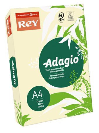  Rey "Adagio" Másolópapír színes A4 80g pasztell csontszín (ADAGI080X633) 