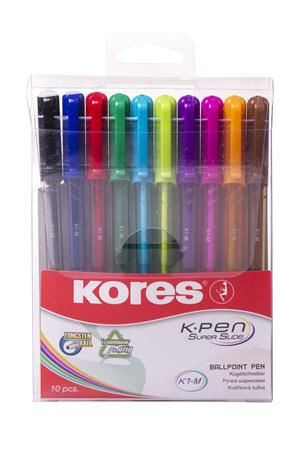  Kores golyóstoll készlet vegyes színek (IK37150) 