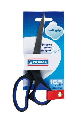  DONAU "Soft Grip" irodai olló 16 cm (7922301PL-10) 