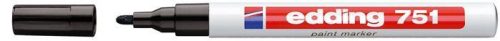  EDDING "751" lakkmarker 1-2 mm fekete (TED751021) 
