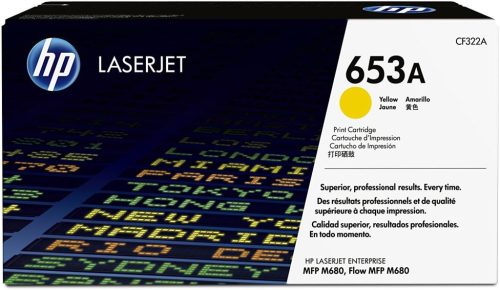  HP CF322A LaserJet tonerkazetta sárga (653A) 