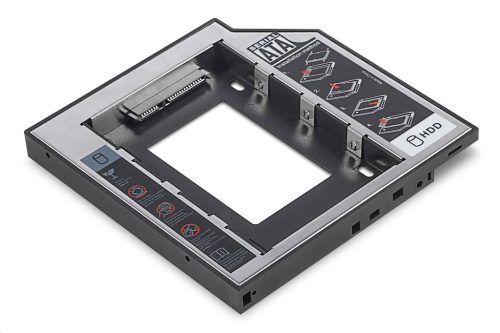  Digitus 2.5'' HDD beépítő keret laptop ODD helyére 12,7mm (DA-71109) 