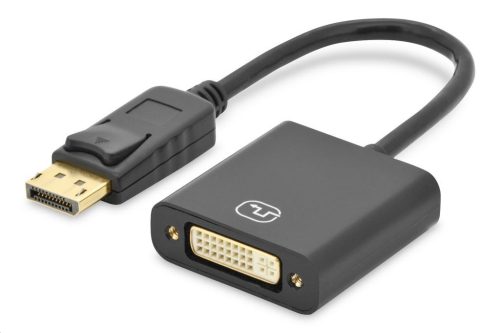  Assmann Display Port -> DVI-I átalakító fekete (AK-340401-001-S) 