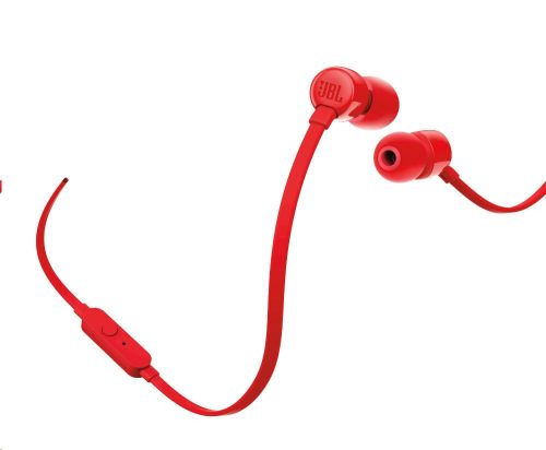  JBL T110 In-Ear fülhallgató piros (T110RED) 