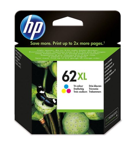  HP C2P07AE nagy kapacitású tintapatron háromszínű (62XL) 
