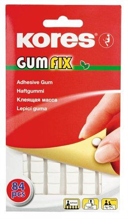  Kores "Gumfix" gyurmaragasztó 84 kocka/csomag  (IK31600 / 31600) 