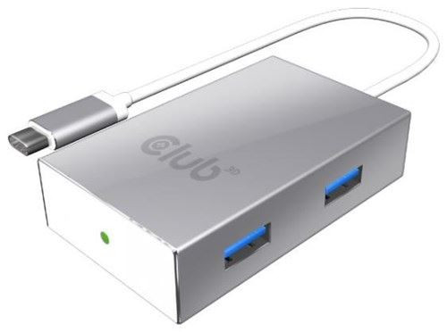  CLUB3D SenseVision 4 portos USB 3.0 C HUB (CSV-1541) 