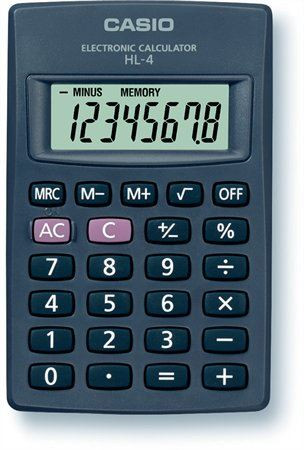  Casio HL 4 zsebszámológép 