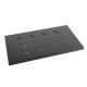  Lanberg 19" 1U 800mm rack polc fekete (AK-1003-B) 