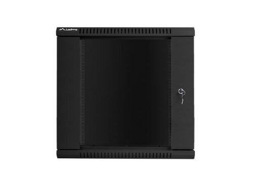  Lanberg 12U 19" fali rack szekrény 600x600mm fekete (WF01-6612-10B) 