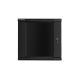  Lanberg 12U 19" fali rack szekrény 600x600mm fekete (WF01-6612-10B) 