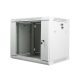  Lanberg 9U 19" fali rack szekrény 600x450mm szürke (WF01-6409-10S) 