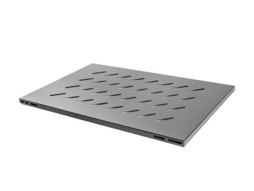  Lanberg 19" 1U 465x715mm fix rack polc fekete (AK-1009-B) 