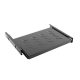  Lanberg 19" 1U 465x350mm kihúzható rack polc fekete (AK-1006-B) 