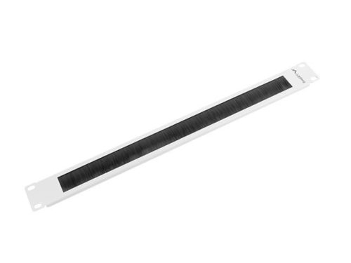  Lanberg 1U 19" kefés panel szürke (AK-1101-S) 
