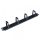  WP kábelrendező Rack szekrényhez acélgyűrűs 1U 19" fekete (WPN-ACM-101-B) 