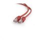  Gembird UTP CAT6 patch kábel 5m piros  (PP6U-5M/R) 