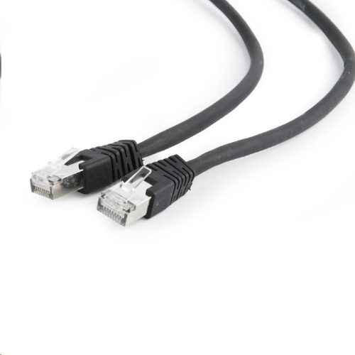 Gembird FTP CAT6A patch kábel 2m fekete (PP6A-LSZHCU-BK-2M) 