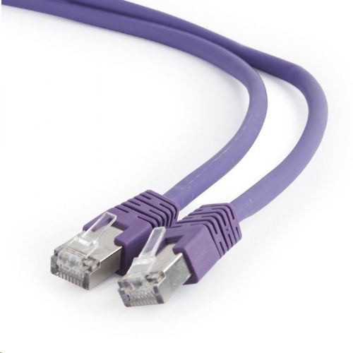  Gembird FTP CAT6A patch kábel 0.5m lila (PP6A-LSZHCU-V-0.5M) 