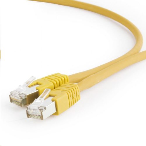  Gembird FTP CAT6A patch kábel 0.5m sárga (PP6A-LSZHCU-Y-0.5M) 