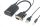  Gembird Cablexpert VGA male -> HDMI female adapter, fekete (A-VGA-HDMI-01) 