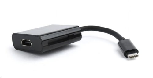  Gembird Cablexpert USB-C -> HDMI female adapter, fekete (A-CM-HDMIF-01) 