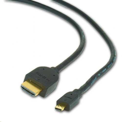 Gembird Cablexpert HDMI v2.0 male -> micro HDMI male kábel 1.8m (CC-HDMID-6) 