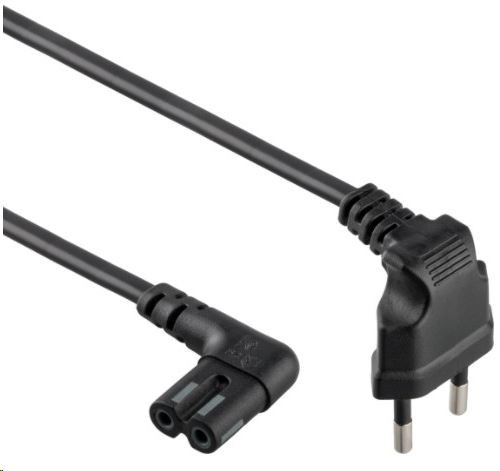  Gembird Cablexpert C7 hálózati tápkábel 1m, hajlított (PC-184L) 