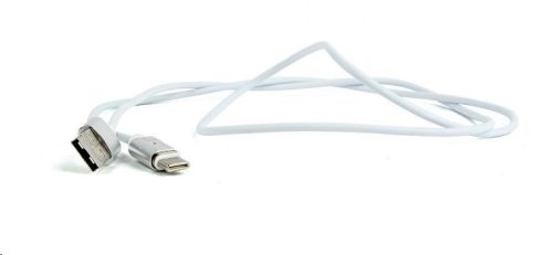  Gembird Cablexpert Magnetic USB Type-C kábel 1m, ezüst (CC-USB2-AMUCMM-1M) 