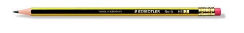  Staedtler "Noris" grafitceruza radírral, HB, hatszögletű (TS122HB) 