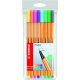  STABILO "Point 88" tűfilc készlet 0,4mm 8 pasztell szín /TST88801  (88/8-01) 