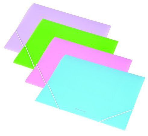  Panta Plast polipropilén gumis mappa, A4 pasztell rózsaszín  (INP4103405 / 0410-0034-05) 