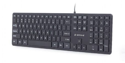  Gembird KB-MCH-02 Chocolate US billentyűzet fekete USB 