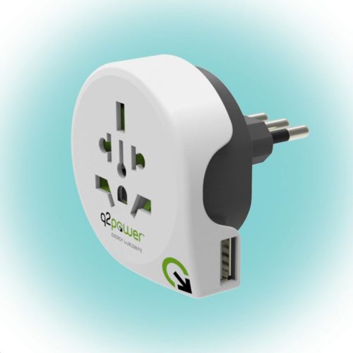  Somogyi Utazóadapter, "World to Italy" USB (1.100190) 