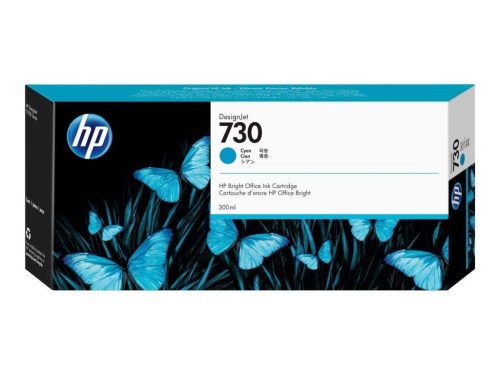  HP 730 DesignJet tintapatron 300ml cián (P2V68A) 