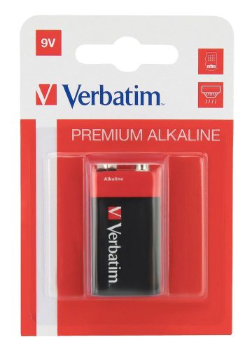  Verbatim Premium alkáli elem 9V (49924) 