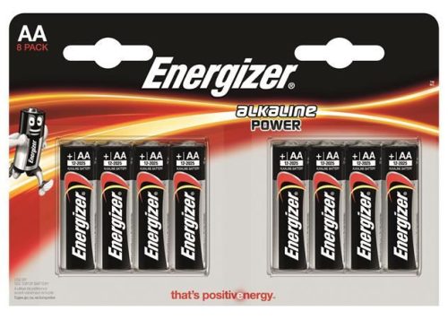  Energizer Alkaline Power AA ceruzaelem (8db/csomag)  (E300128001/NZAP6A05) 