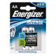  Energizer Ultimate Lithium AA ceruzaelem (2db/csomag)  (639154) 