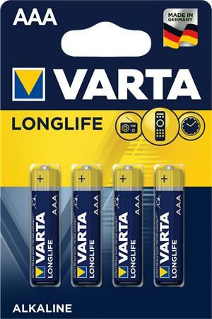  Varta Longlife alkáli elem AAA 1.5 V (4db/csomag) (4103101414) 