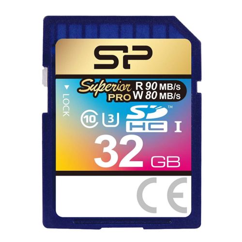  32GB SDHC Silicon Power Superior PRO memóriakártya UHS-I CL10 U3 (SP032GBSDHCU3V10) 