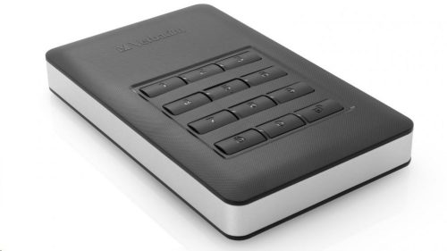  2TB Verbatim 2.5" Store'n'Go kódzáras külső winchester fekete-ezüst (53403) 
